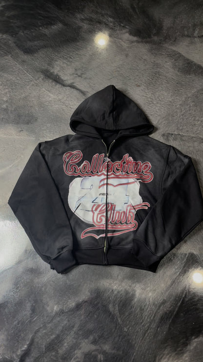 COLLECTIVE 24' ZIP HOODIE